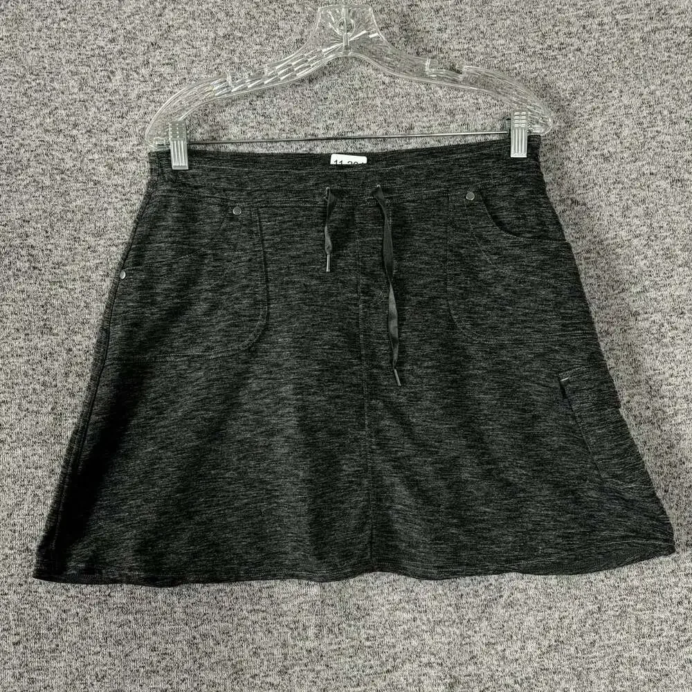 Kuhl Women's Size Medium Gray Nylon A-Line Lined Skort